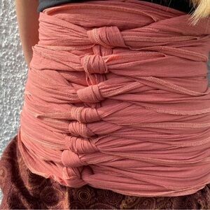 Rustic Pink Bengkung Belly Binding Wrap